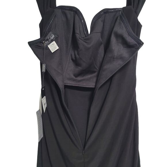 NWT La Femme Black Homecoming Off the Shoulder Mini Dress SIze 12 - Picture 7 of 10